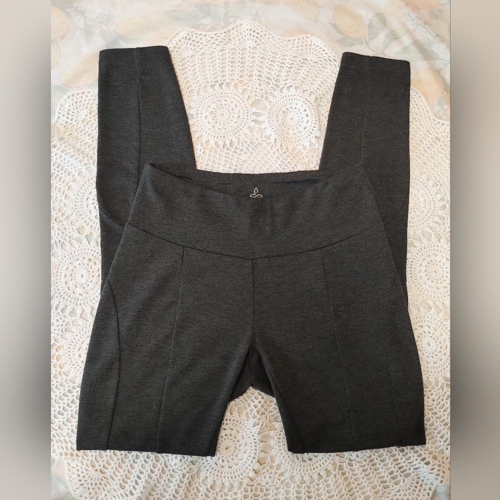 PRANA Grey Moto Leggings Size Small